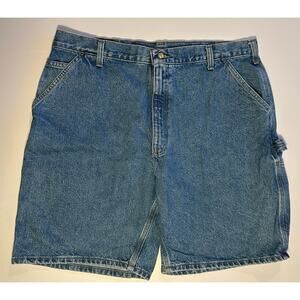 Vtg Carhartt Jean Shorts Mens 40 Carpenter B29STW Denim Y2K Original Fit Jorts